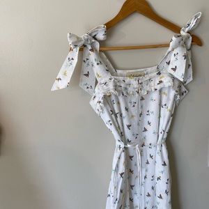 Cleobella floral midi dress